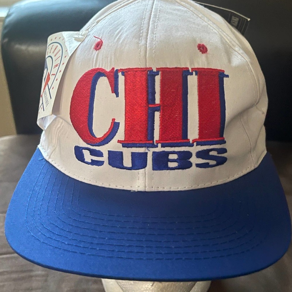 Vintage Chicago Cubsβ 125th Anniversary MLB Snapback Hat 90βs Cap 1994 NWT